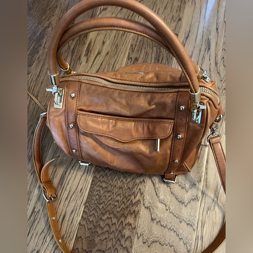 Rebecca Minkoff cupid satchel tan bag - Picture 4 of 16